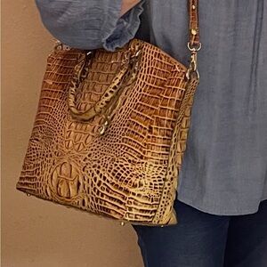Brahmin Large Duxbury in Toasted Almond